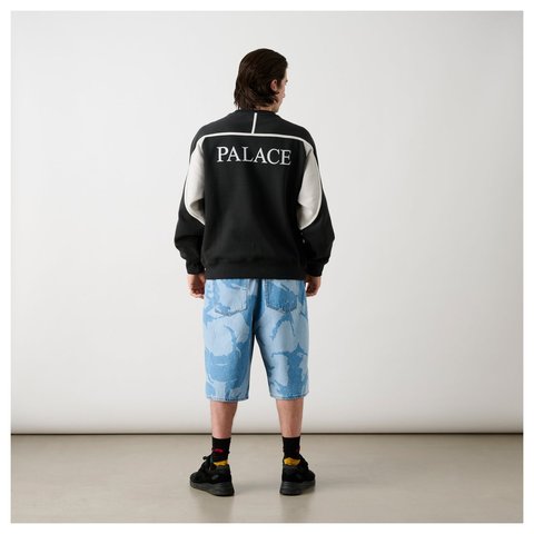 Palace SCRUM CREW BLACK - Style 5
