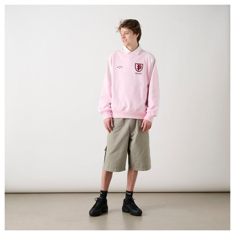 Palace SCRUM CREW SWEET PINK - Style 5