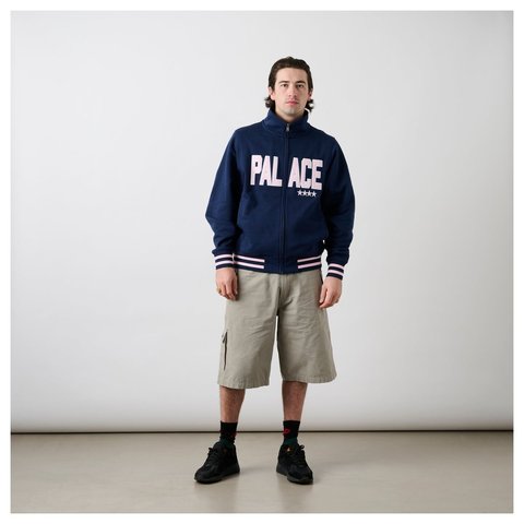 Palace SPORTY ZIP FUNNEL NAVY - Style 5