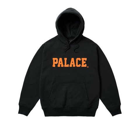 Palace UNI HOOD BLACK - Style 1