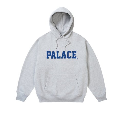 Palace UNI HOOD GREY MARL - Style 1