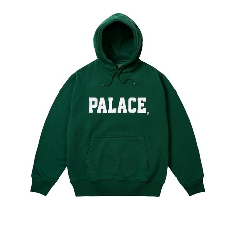 Palace UNI HOOD RACEY GREEN - Style 1