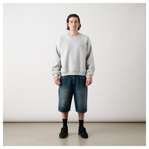 Palace UNISEX CREW GREY MARL - Style 6