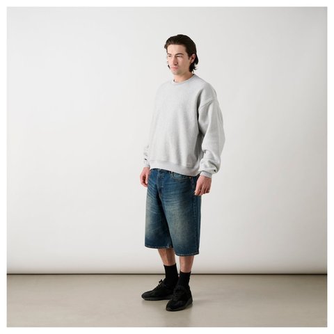 Palace UNISEX CREW GREY MARL - Style 6