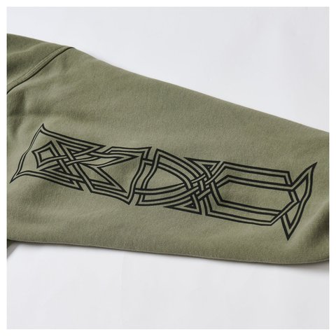 Palace Y SO CROSS PIGMENT HOOD THE DEEP GREEN - Style 2