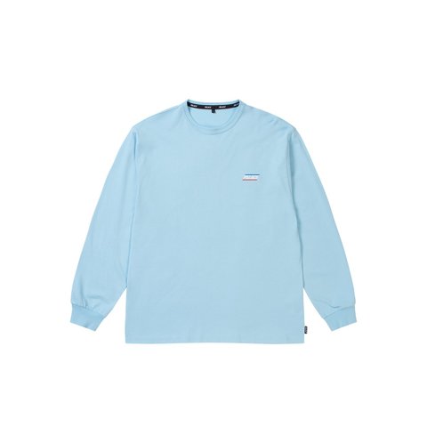Palace BASICALLY A LONGSLEEVE SKYLINE BLUE - Style 1