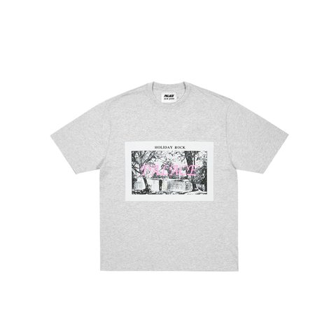 Palace DICK JEWELL T-SHIRT GREY MARL - Style 1