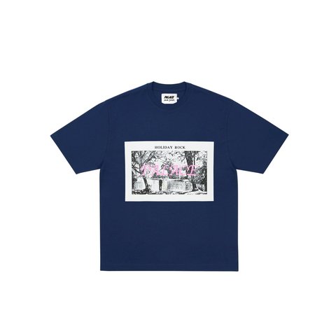 Palace DICK JEWELL T-SHIRT NAVY - Style 1