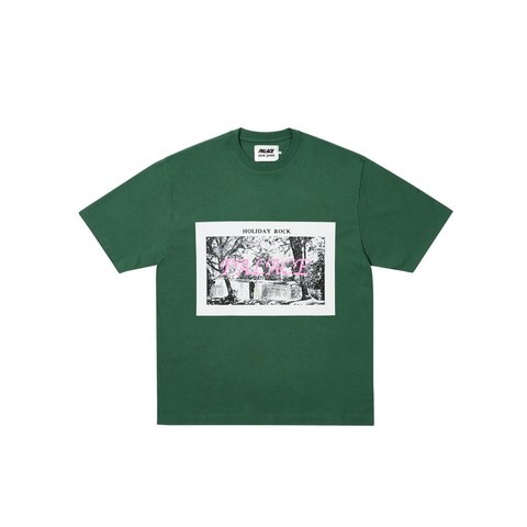 Palace DICK JEWELL T-SHIRT RACEY GREEN - Style 1