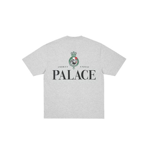 Palace HEAVY CREST T-SHIRT GREY MARL - Style 2