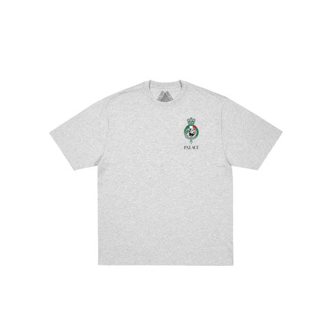Palace HEAVY CREST T-SHIRT GREY MARL - Style 2
