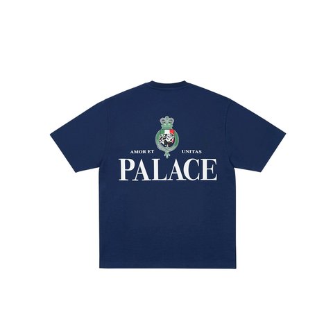 Palace HEAVY CREST T-SHIRT NAVY - Style 2