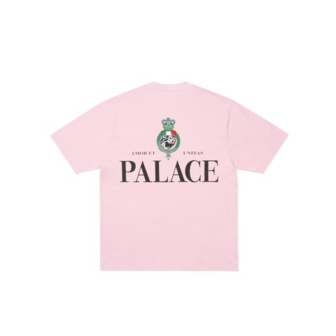 Palace HEAVY CREST T-SHIRT SWEET PINK - Style 2