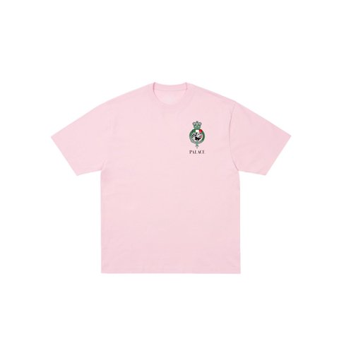 Palace HEAVY CREST T-SHIRT SWEET PINK - Style 2