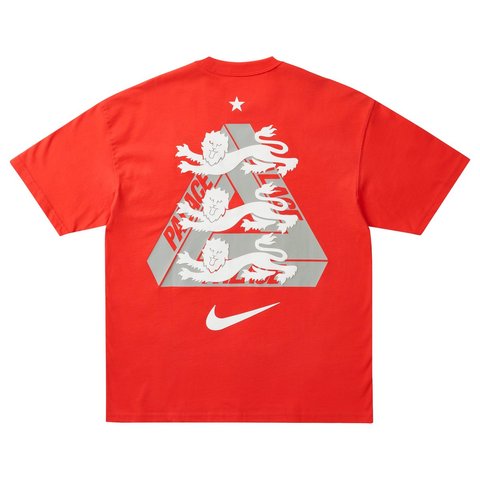 Palace PALACE NIKE ENGLAND T-SHIRT LT CRIMSON - Style 3