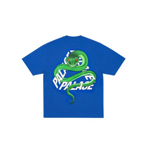 Palace SNAKEY P3 T-SHIRT DEEP SEA BLUE - Style 2