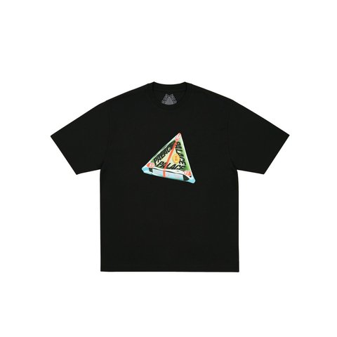 Palace TRI-ONIGIRI T-SHIRT BLACK - Style 1