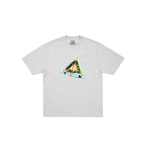 Palace TRI-ONIGIRI T-SHIRT GREY MARL - Style 1