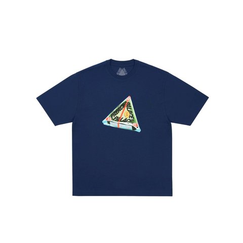 Palace TRI-ONIGIRI T-SHIRT NAVY - Style 1