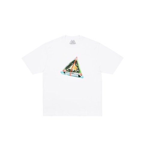Palace TRI-ONIGIRI T-SHIRT WHITE - Style 1