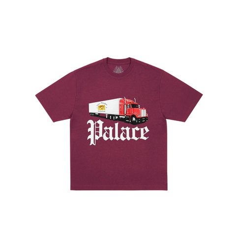 Palace TRUCK OFF T-SHIRT RICH WINE - Style 1