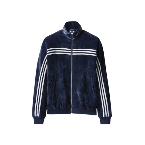 Palace ADIDAS PALACE VELOUR TRACK TOP NIGHT INDIGO / WHITE - Colorway