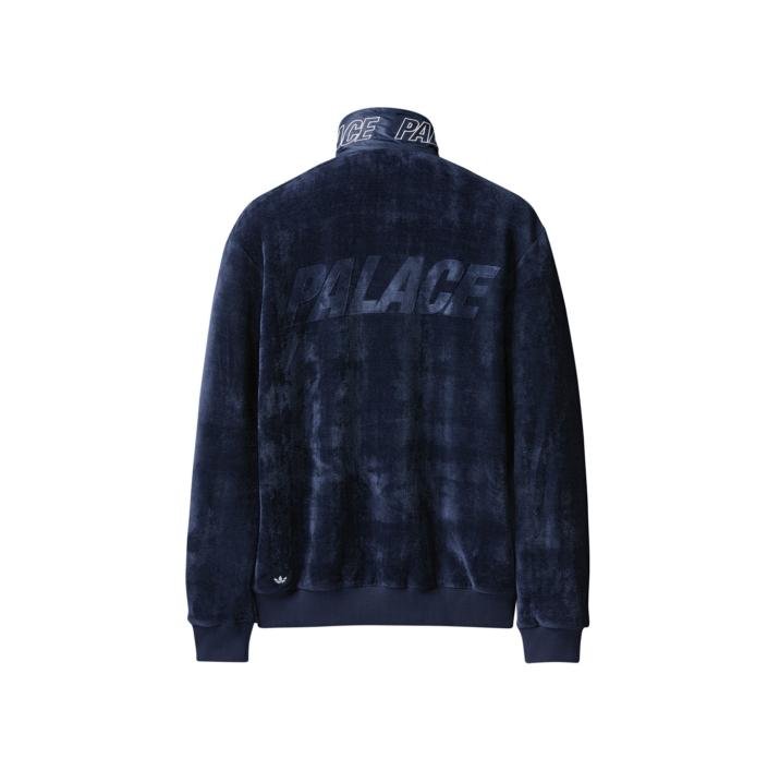 ADIDAS PALACE VELOUR TRACK TOP NIGHT INDIGO / WHITE