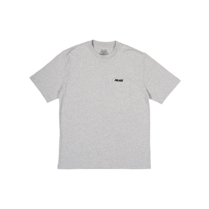 POCKET T-SHIRT GREY MARL