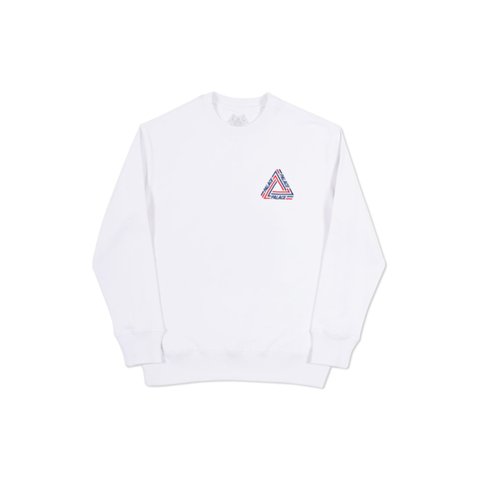 Palace TRI-CRIB CREW WHITE - Colorway