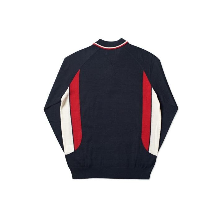 POLO ZIP KNIT BLACK