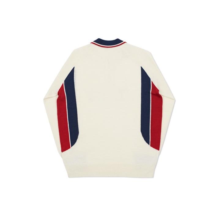 POLO ZIP KNIT WHITE