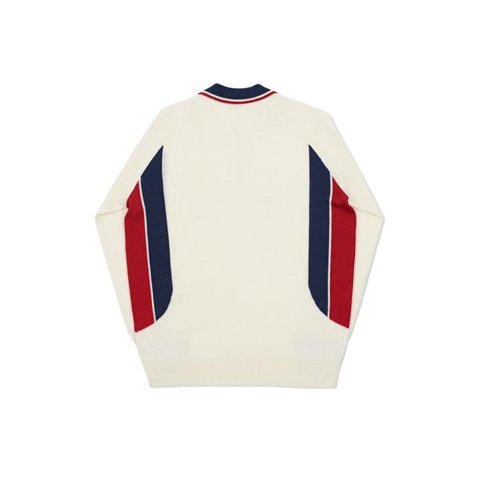Palace POLO ZIP KNIT WHITE