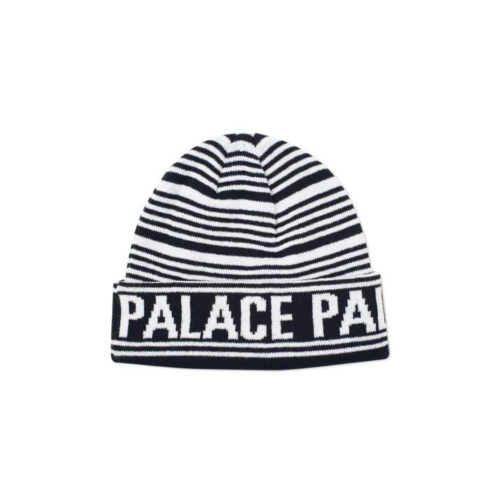 STRIPE BEANIE BLACK / WHITE