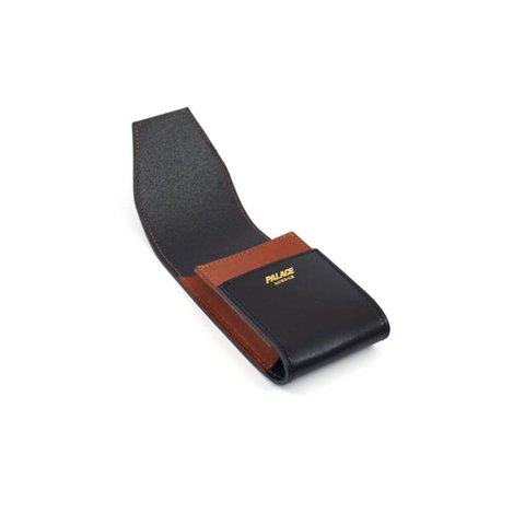 Palace CIGARETTE CASE BLACK / TAN