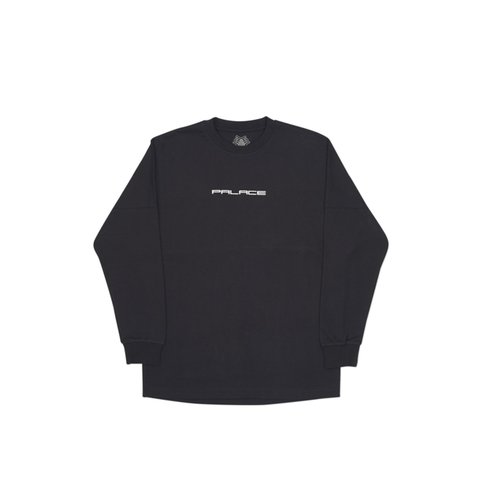 Palace FADER FONT LONGSLEEVE BLACK - Colorway