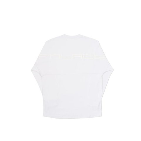 Palace FADER FONT LONGSLEEVE WHITE