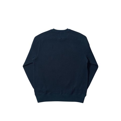 Palace WAFFLE ON 400G CREW NAVY