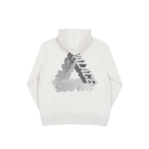 Palace P-3D HOOD GREY MARL