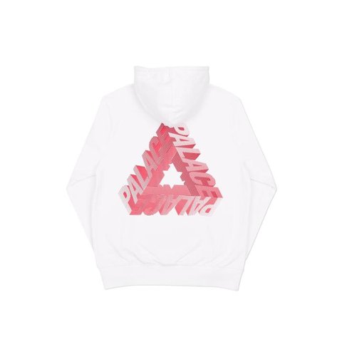 Palace P-3D HOOD WHITE