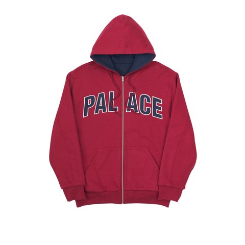 Palace REVERSIBLE 900G TONKA HOOD BEET RED / NAVY - Colorway