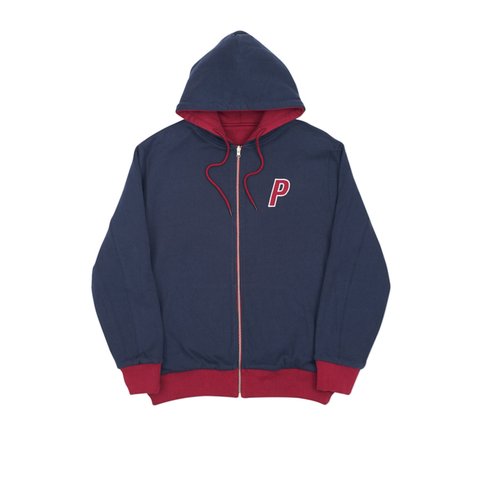 Palace REVERSIBLE 900G TONKA HOOD BEET RED / NAVY - Colorway