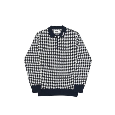 Palace HOUND KNIT BLACK / WHITE - Colorway
