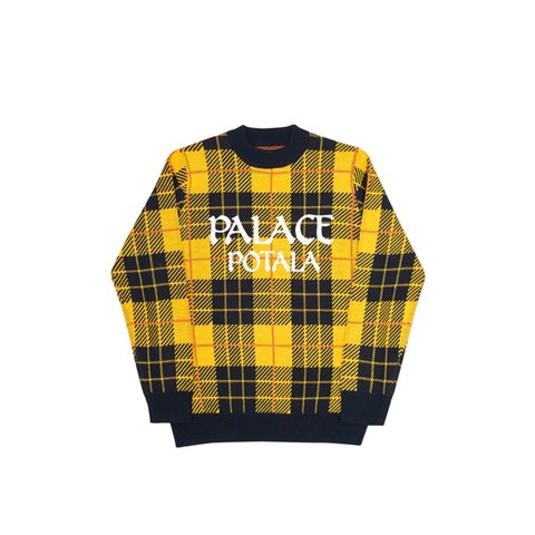 Palace POTALA KNIT BLACK / YELLOW - Colorway