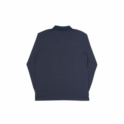 BASICALLY A LONGSLEEVE POLO NAVY