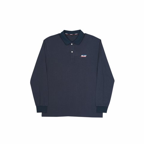 BASICALLY A LONGSLEEVE POLO NAVY