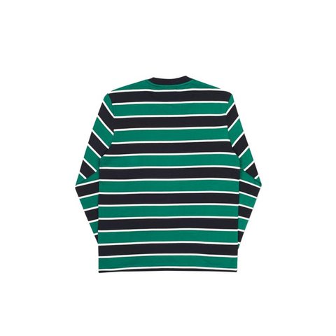 Palace BORDER LONGSLEEVE GREEN / BLACK