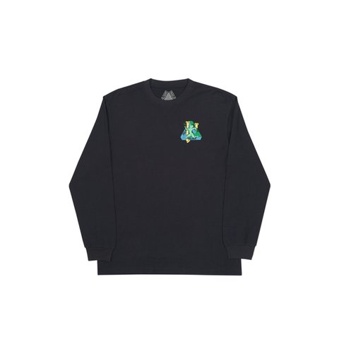 Palace DANCING MAN LONGSLEEVE BLACK - Colorway