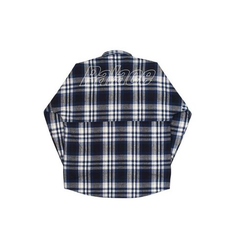 Palace LUMBER YAK SHIRT NAVY / INDIGO / WHITE