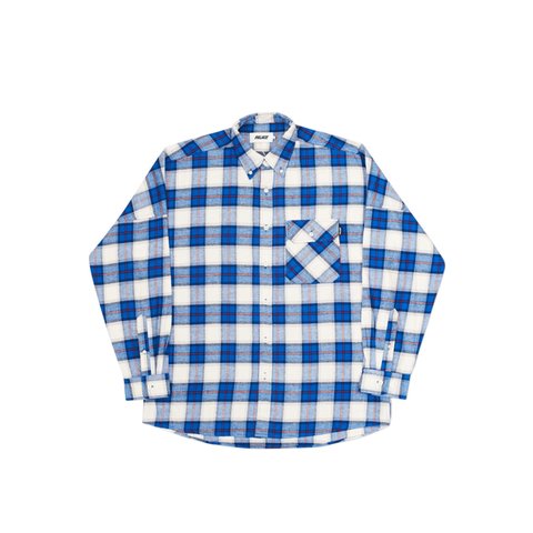 Palace LUMBER YAK SHIRT WHITE / BLUE / RED - Colorway