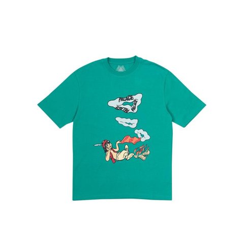 Palace SMOKE SIG T-SHIRT SEA GREEN
